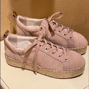 Sam Edelman Carleigh Espadrille Suede Sneakers
